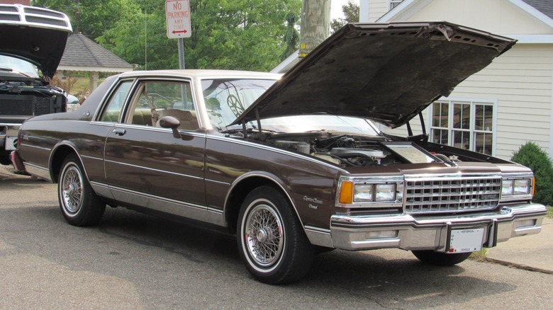 Early 1980s Chevy Caprice diesel displayed on the street