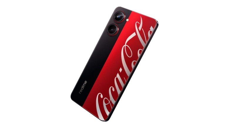 Realme 10 Pro Coca-Cola edition smartphone