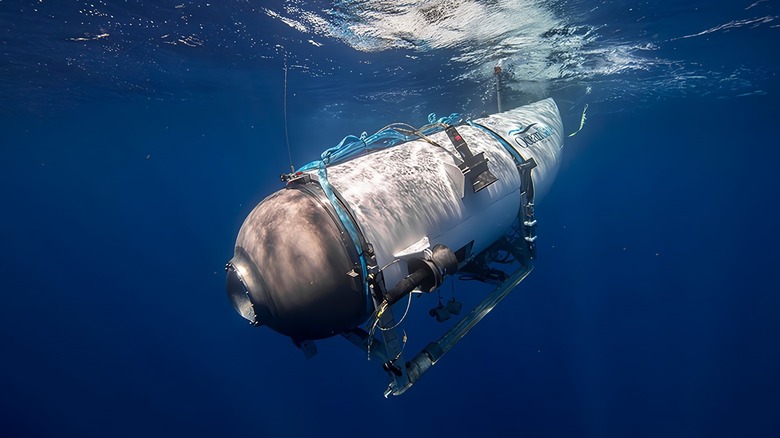 OcenGate's Titan submersible in water