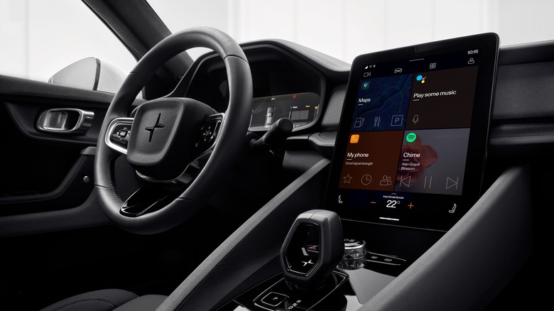 Polestar 2 infotainment system