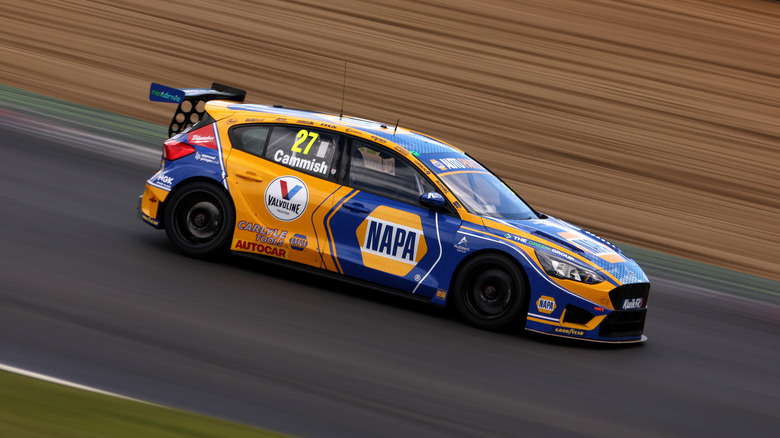 A racing Ford Focus ST