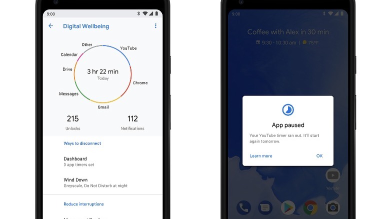 Android's Digital Wellbeing app