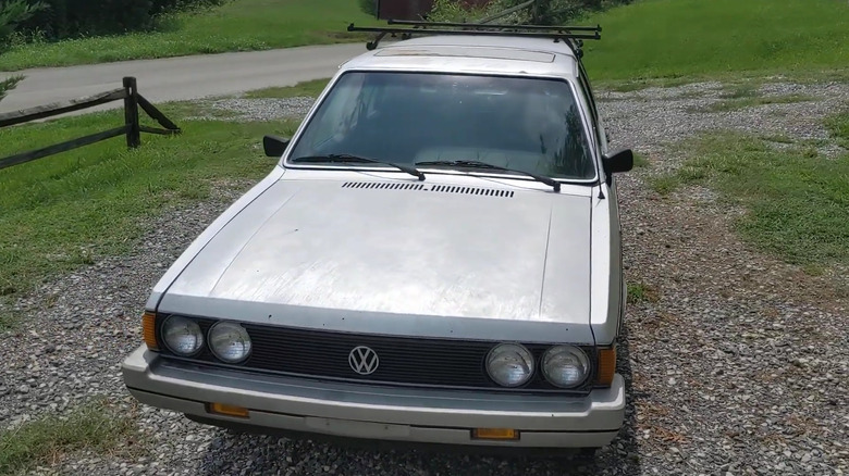 Gray 1981 VW Dasher wagon