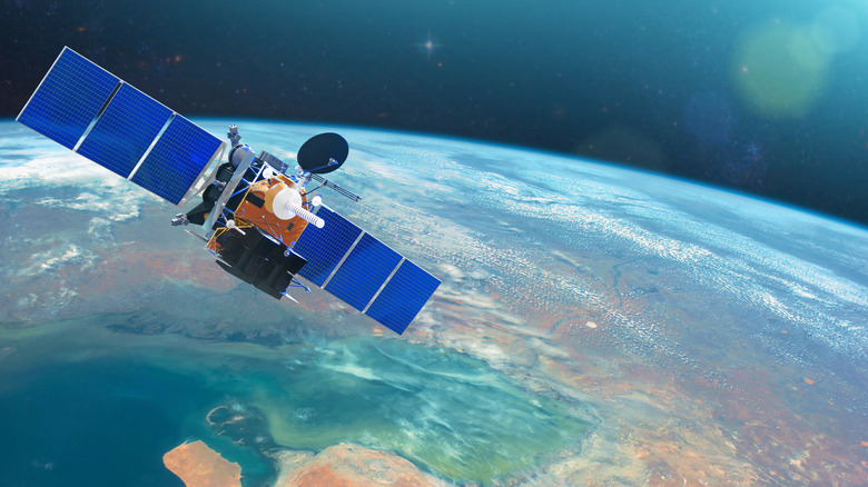 Low Earth orbit NASA satellite