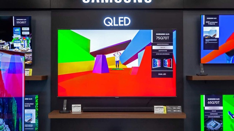 A QLED TV from Samsung