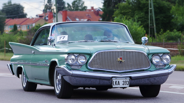 1960 Chrysler Windsor street driving