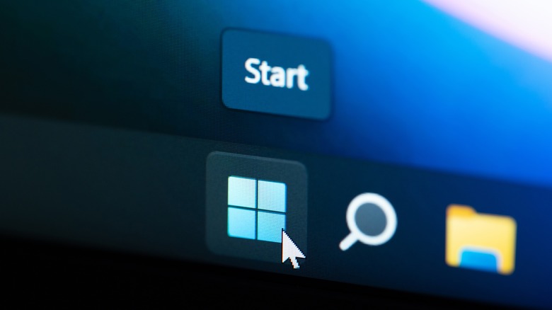 windows start menu