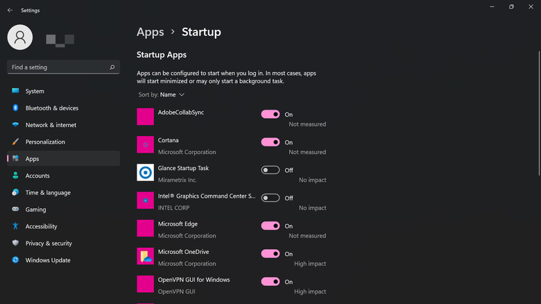 windows 11 startup apps