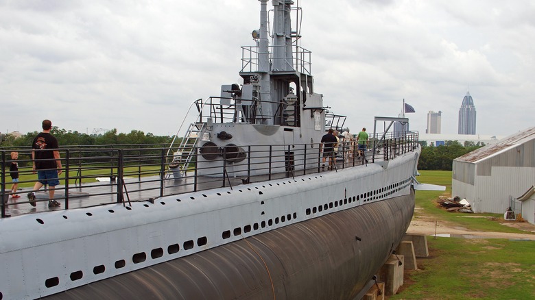 Gato class submarine static display