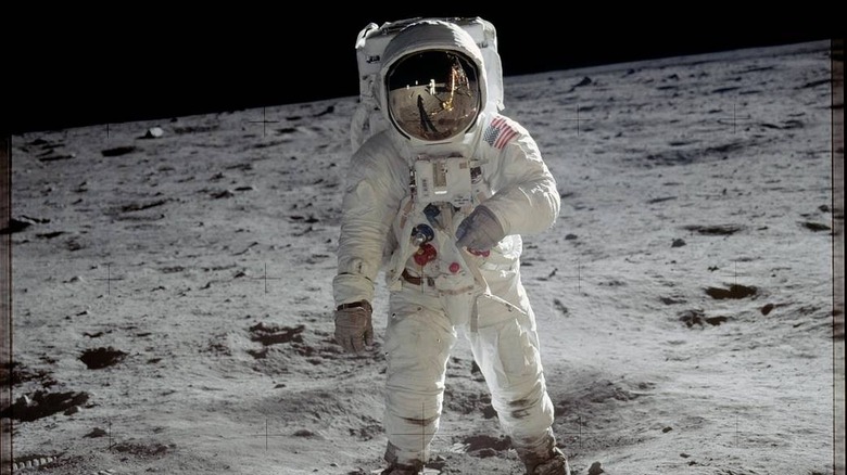 Buzz Aldrin on the Moon