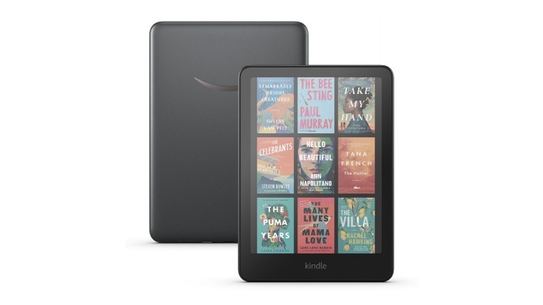 Amazon Kindle Colorsoft screen and back