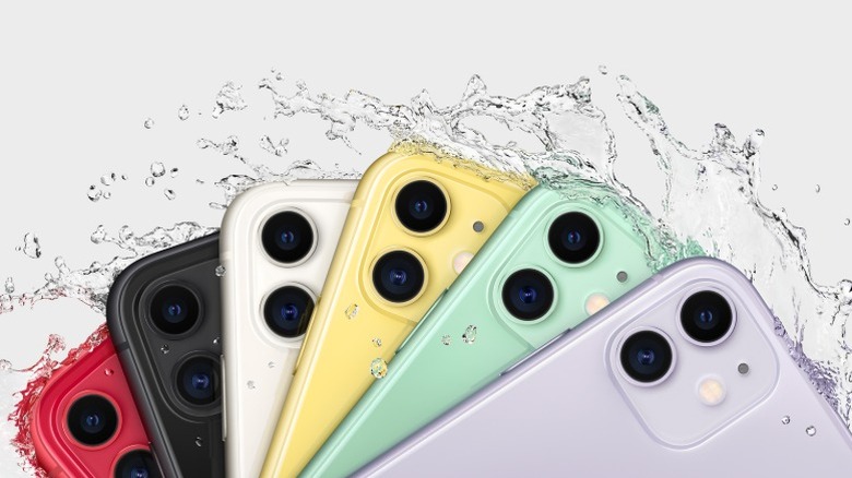 the iPhone 11 in different colors