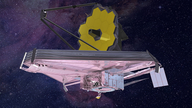 Illustration of NASA's JWST