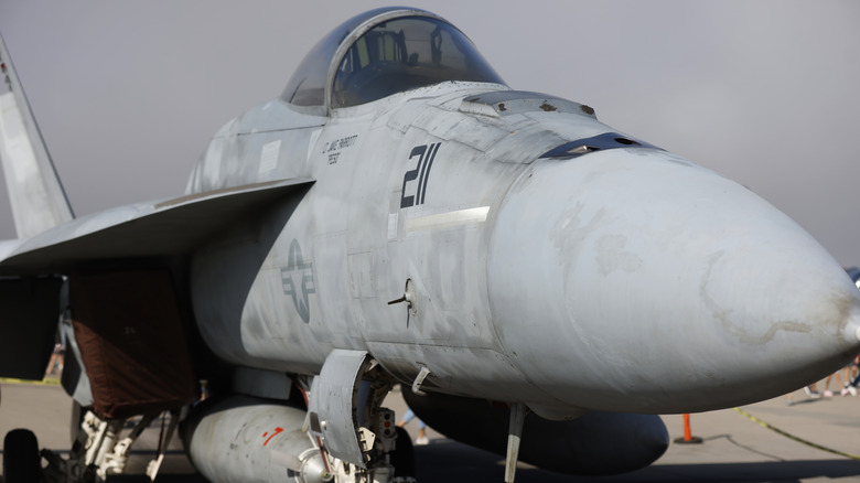 F/A-18 Super Hornet parked