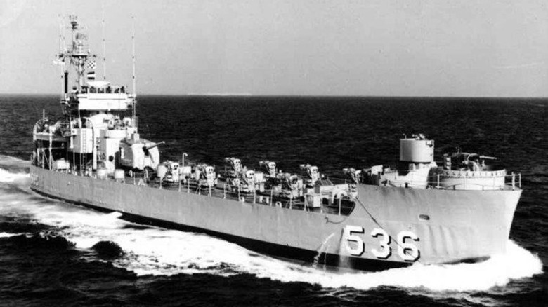 USS White River underway