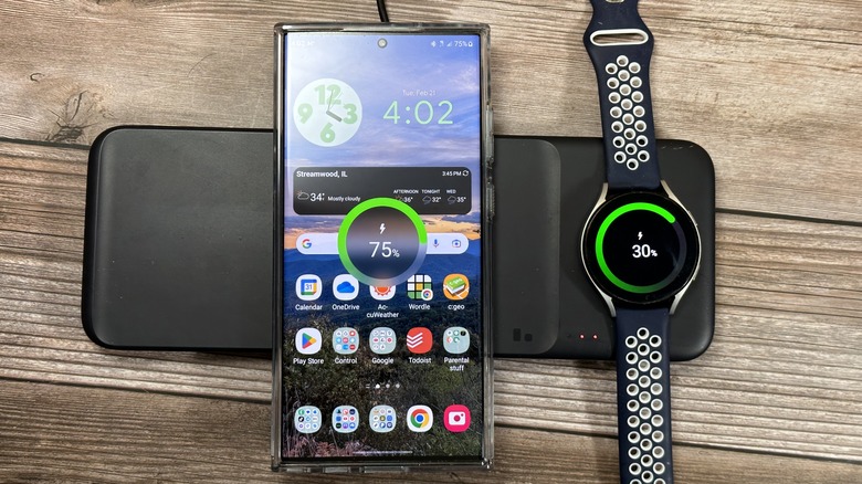 Phone and watch charging