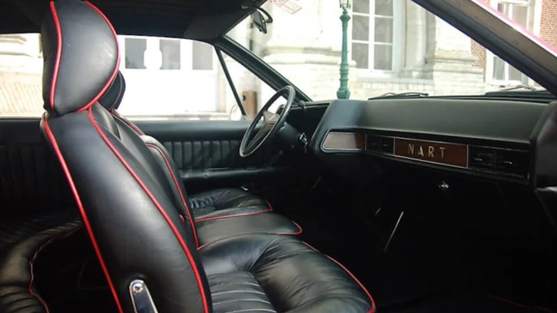 Interior view of Cadillac NART Zagato concept
