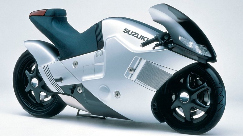 Suzuki Nuda concept motorcycle showroom