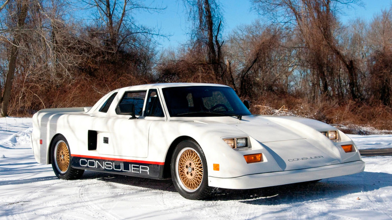 Mosler Consulier GTP in the snow