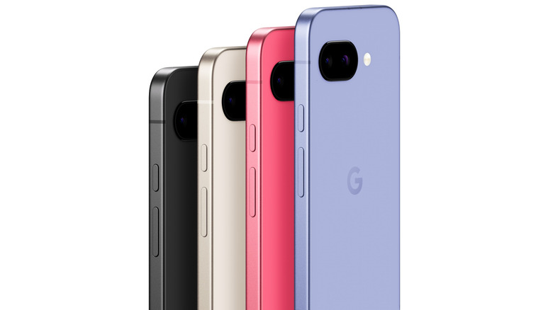 The color options of the Google Pixel 9a