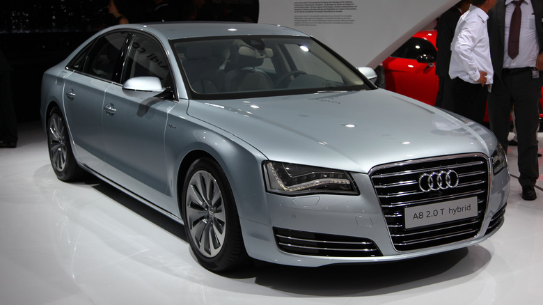 Audi A8 at a convention