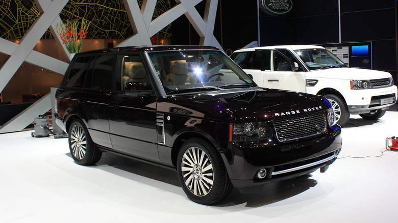 Land Rover Range Rover on display