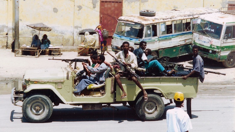 Somalian technical in Mogadishu