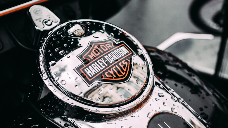 harley davidson logo rain tank