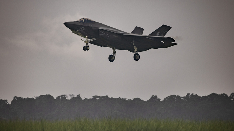 F-35 jet landing