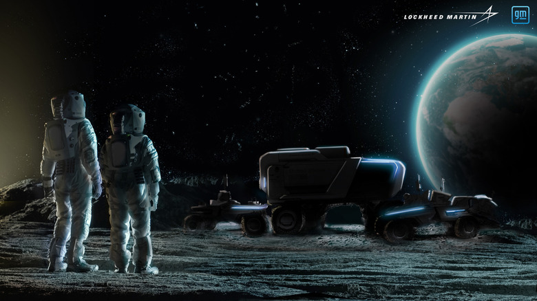 Artist concept new moon rovers