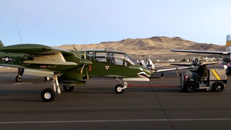 OV-10 on runway Iraq