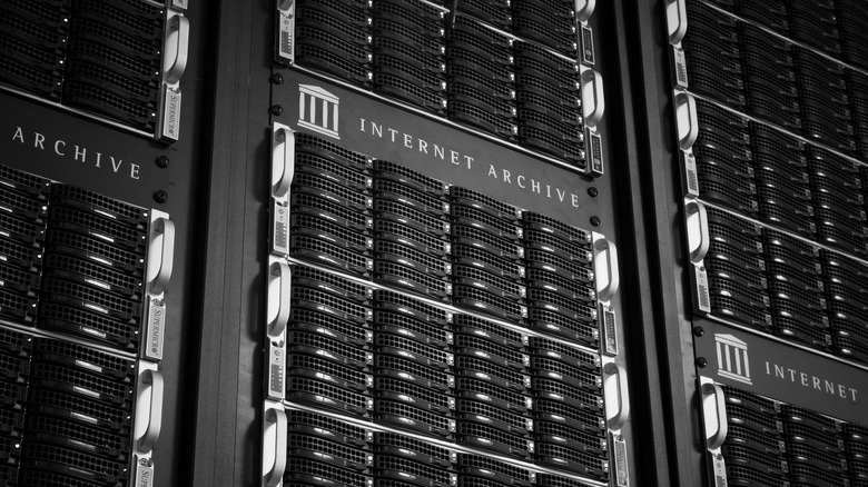 Internet Archive Petabox in its data center