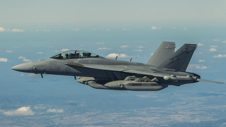 An Australian Growler in flight