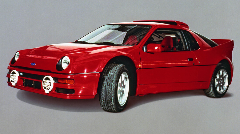 1988 Ford RS200 in rare red color