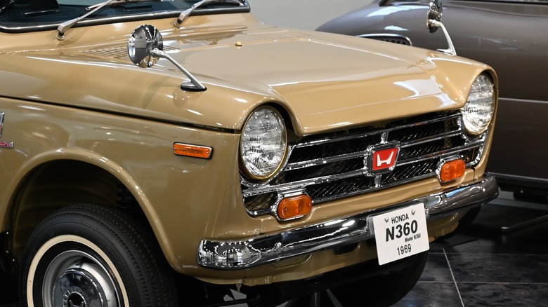 1969 Honda N360 Super Deluxe in showroom