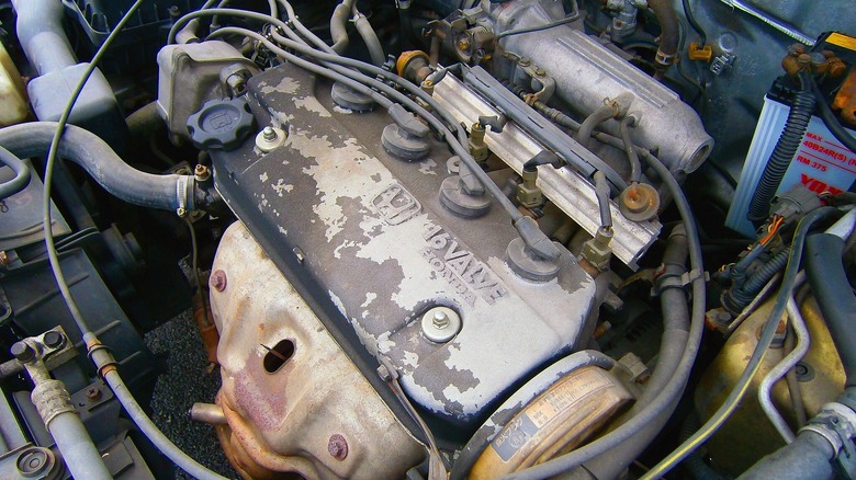 1992 VTEC engine in car