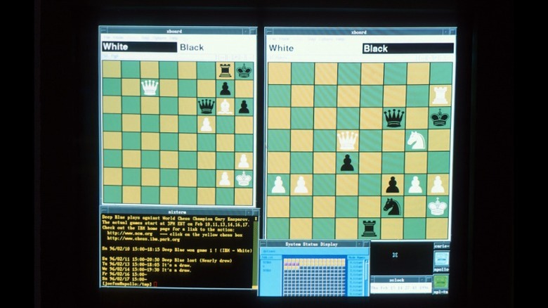 Deep blue ai chess match