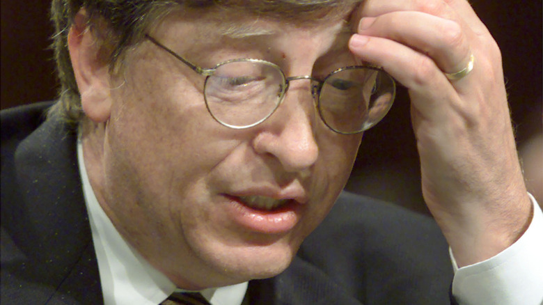 Gates testifying during the Antitrust hearings