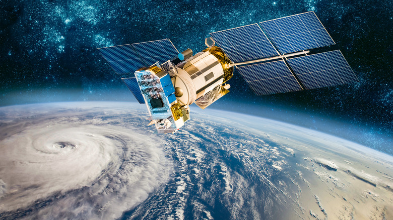 A modern weather satellite