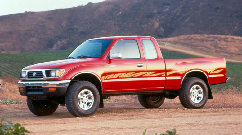 1st Gen Toyota Tacoma front 3/4 view