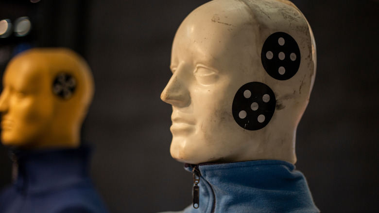 Crash test dummy side view