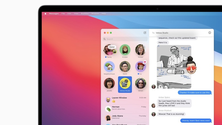 iMessage group chat on Mac