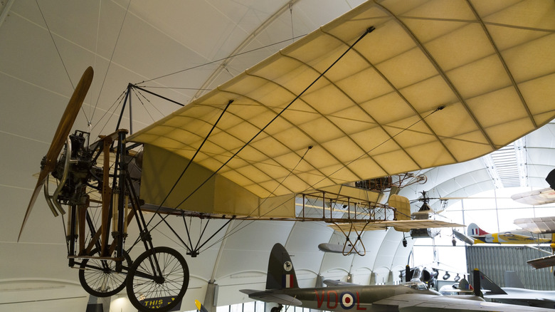 Bleriot XI view of the wing