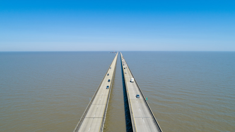 Both spans of the Lake Pontchartrain Causeway