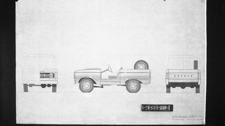 Early Bronco drawing by McKinley Thompson, Jr.