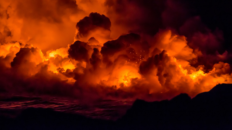 volcanic eruption in Hawaii