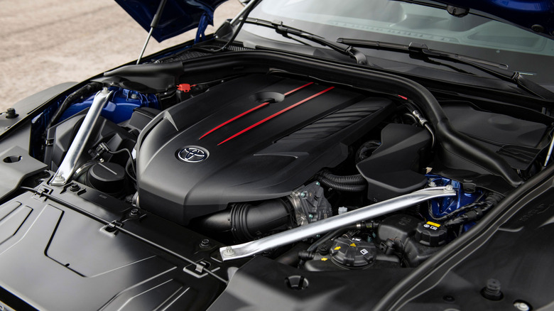 BMW B58 inline-6 engine in Toyota GR Supra