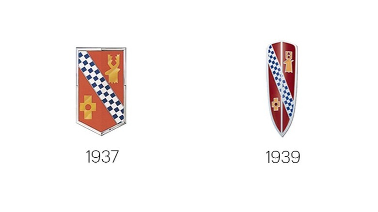 1937 and 1939 Buick shield logos