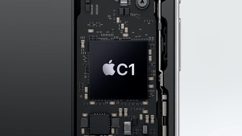 iPhone 16e c1 chip