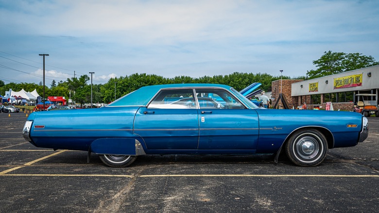 Blue Chrysler Newport